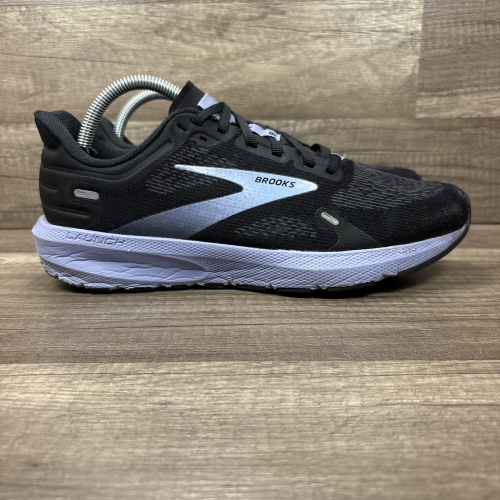 Brooks Launch 9 Black Purple Womens US Size 10 EUR 42 1203731B060 Running Shoes